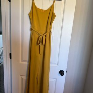 Elegant Mustard Yellow Maxi Jumpsuit